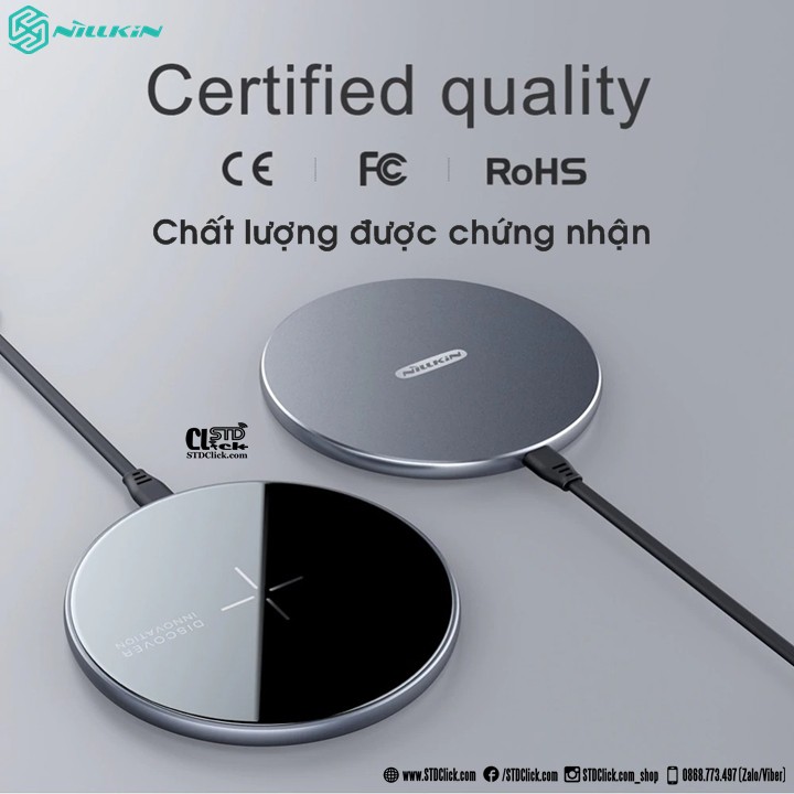 [Mã SKAMA07 giảm 8% đơn 250k]DÂY SẠC NAM CHÂM MAGSAFE CHO IPHONE 12 NILLKIN MAGSLIM CHÍNH HÃNG