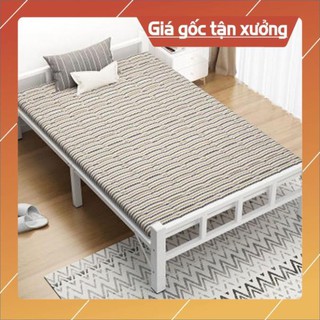 💥HÀNG CÓ SẴN💥 Giường gấp khung sắt kèm đệm mỏng- giường gấp gọn khung sắt lắp sẵn dễ sử dụng