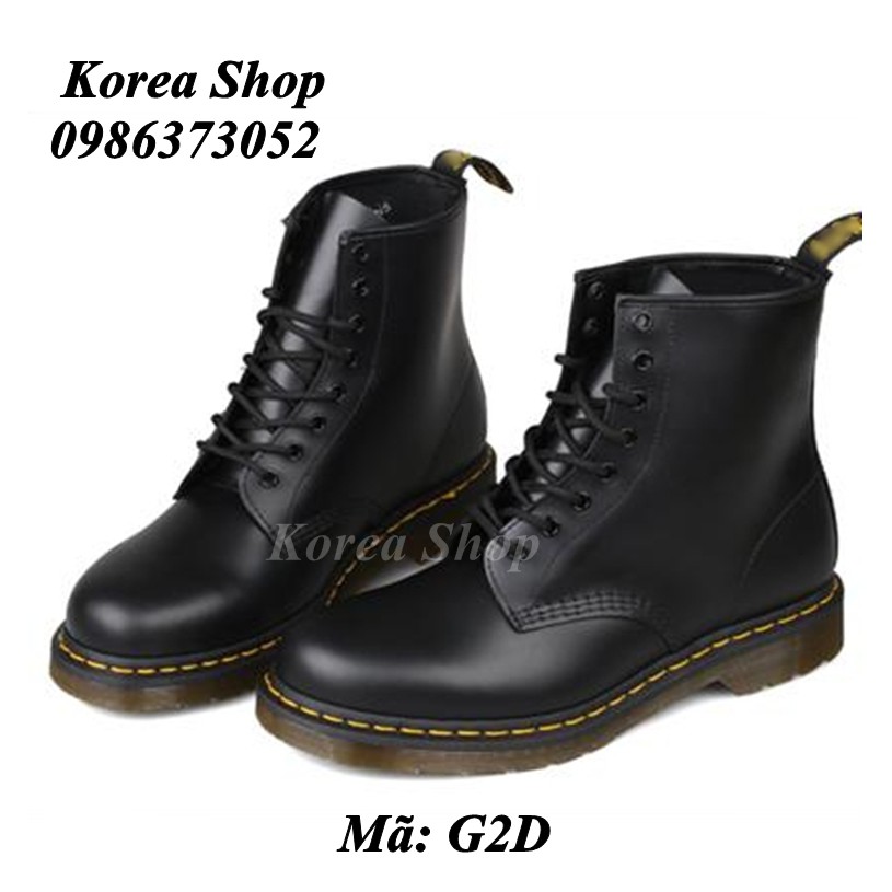 Giày Dr Martens Cao Cổ Nam Da Bò Cao Cấp Mã G2D ảnh thật cuối | BigBuy360 - bigbuy360.vn