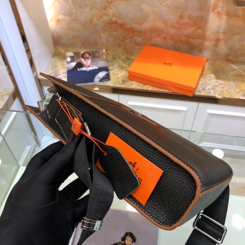 Túi đeo chéo nam Hermès- da bê cao cấp Au nhập khẩu new fullbox