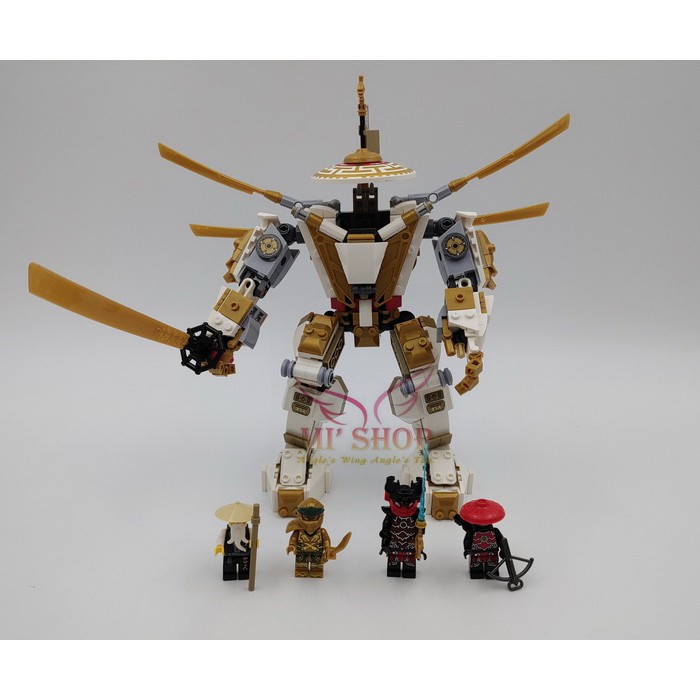 Có sẵn Lắp Ráp Lari 11492 Golden Mech Chiến giáp hoàng kim Ninjago 517pcs