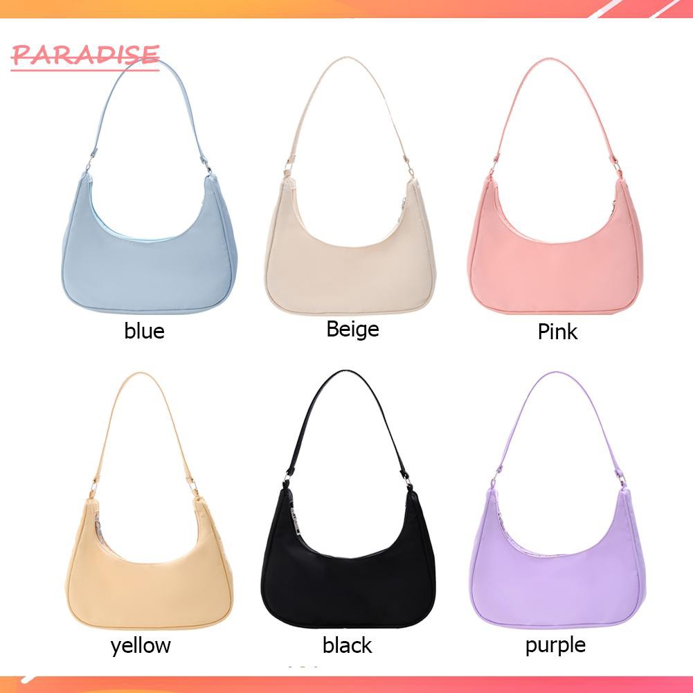 Túi xách màu trơn kiểu dáng đơn giản phong cách boho thời trang cho nữ