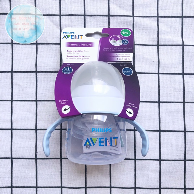 Bình tập uống 2 -in-1 Philips Avent cho bé 4M+ 150ml