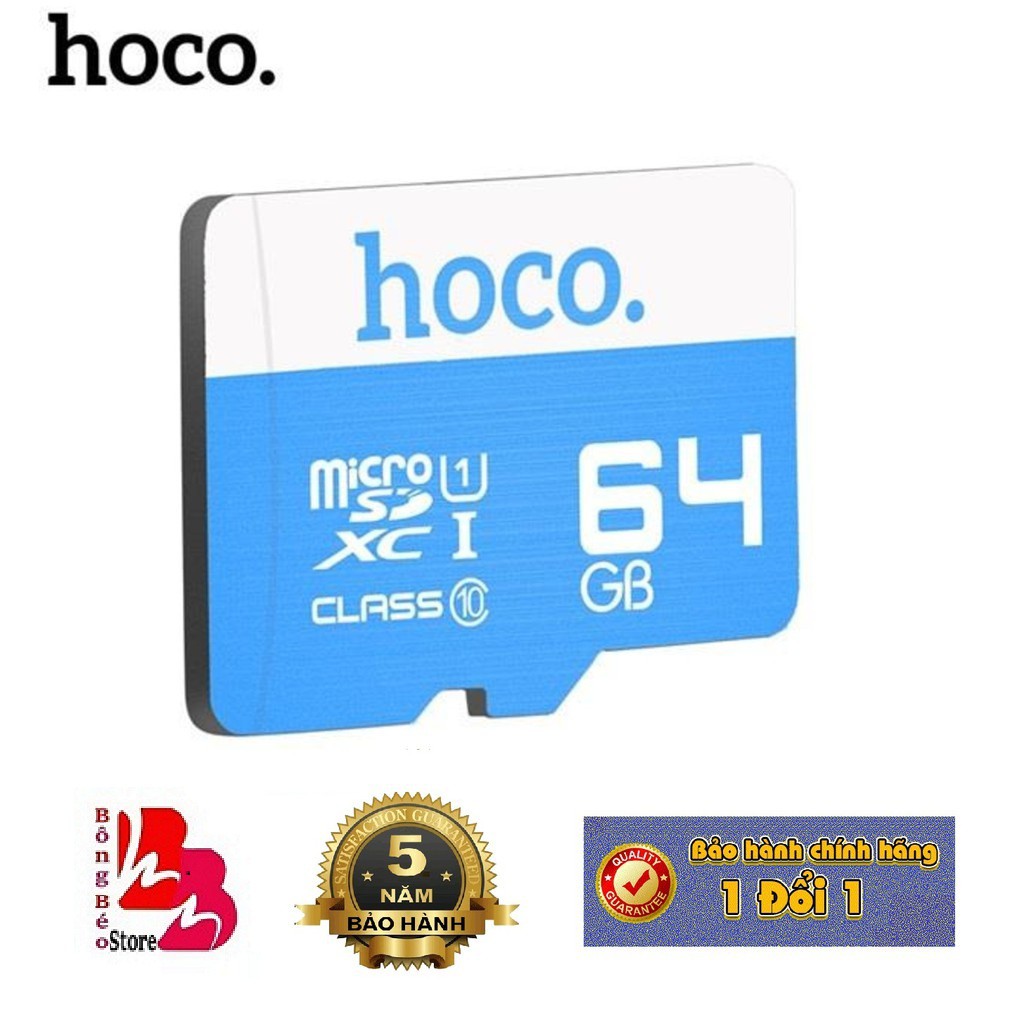 [BH 5 Năm] Thẻ Nhớ Micro SD Hoco 64G 95MB/s Class 10 Chính Hãng