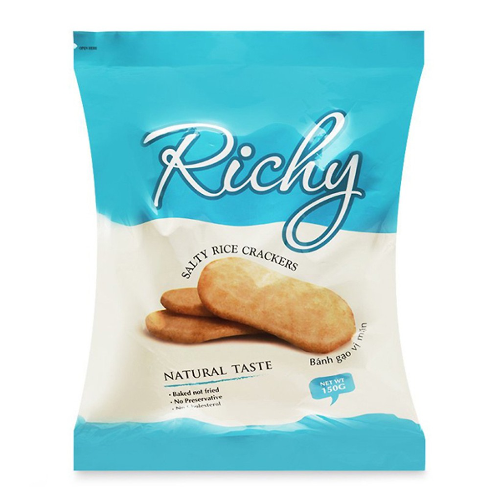 Bánh Gạo Mặn Richy (150g/Gói) - D50