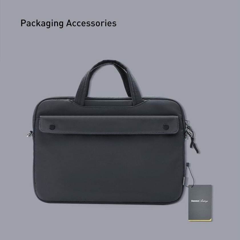 Túi đựng laptop chống sốc, chống thấm nước Baseus Basics Series cho Macbook Pro 13 14 15 16 inch