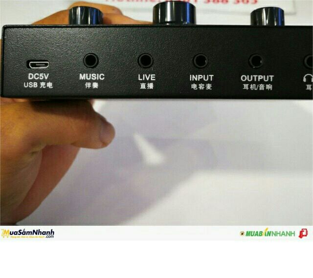 Soundcard thu âm v9 Quốc tế tiếng anh