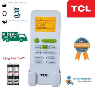 Remote Điều khiển điều hòa máy lạnh TCL- Hàng mới chính hãng 100% Tặng kèm đế treo tường + Pin-Điện tử Alex