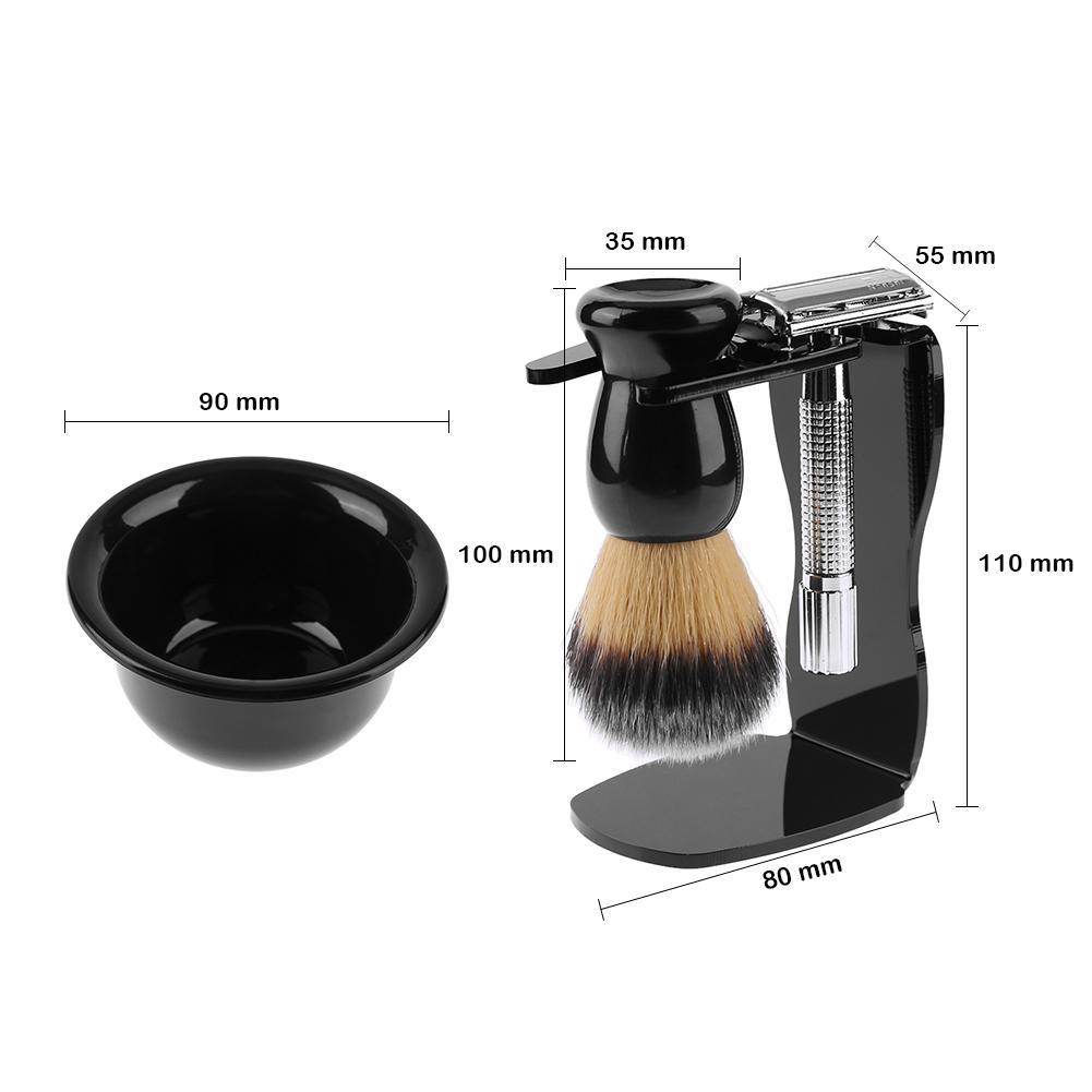[Hàng mới về] Set bát đựng xà phòng tẩy lông/cọ và đế đứng 3 trong 1 tiện dụng chất lượng cao