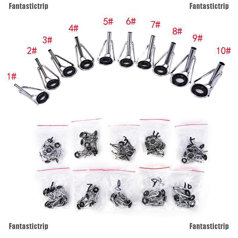Bộ 80 Cần Câu Cá Màu Đen Kích Thước 10 Kích Cỡ Chất Lượng Cao