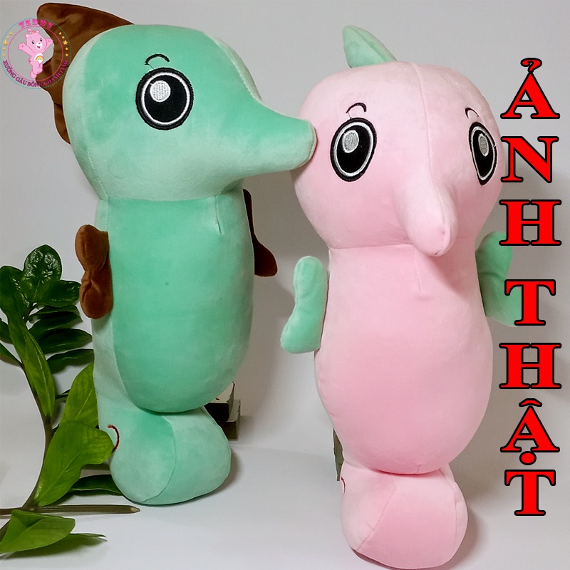 Gấu Bông Cá Ngựa Size 40Cm Ngộ Nghĩnh Được Làm Bằng Vải Và Bông Cao Cấp Hàng Xuất Siêu Thị