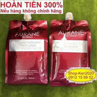 Thuốc uốn duỗi ép tóc Aurane Pháp 1000ml x2 Aurané