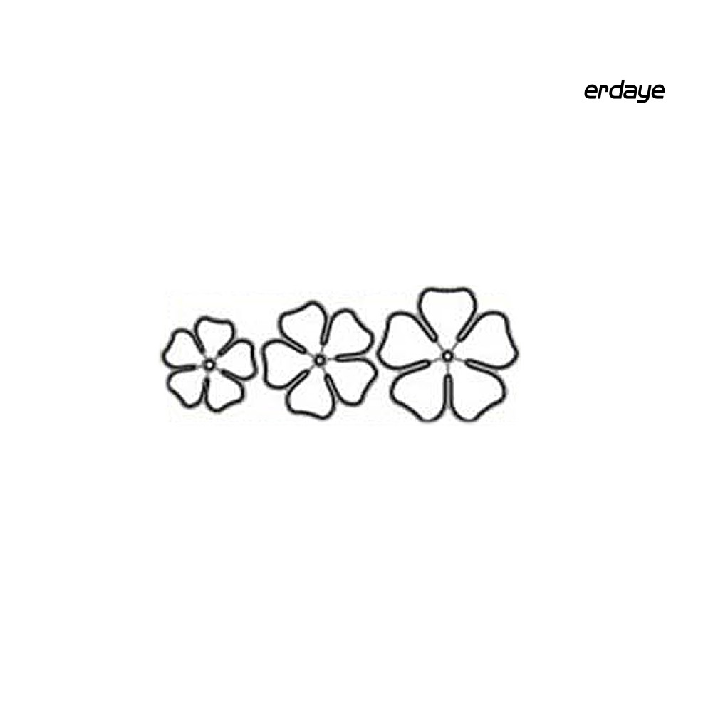 Khuôn mẫu cắt giấy hình bông hoa đáng yêu bằng kim loại