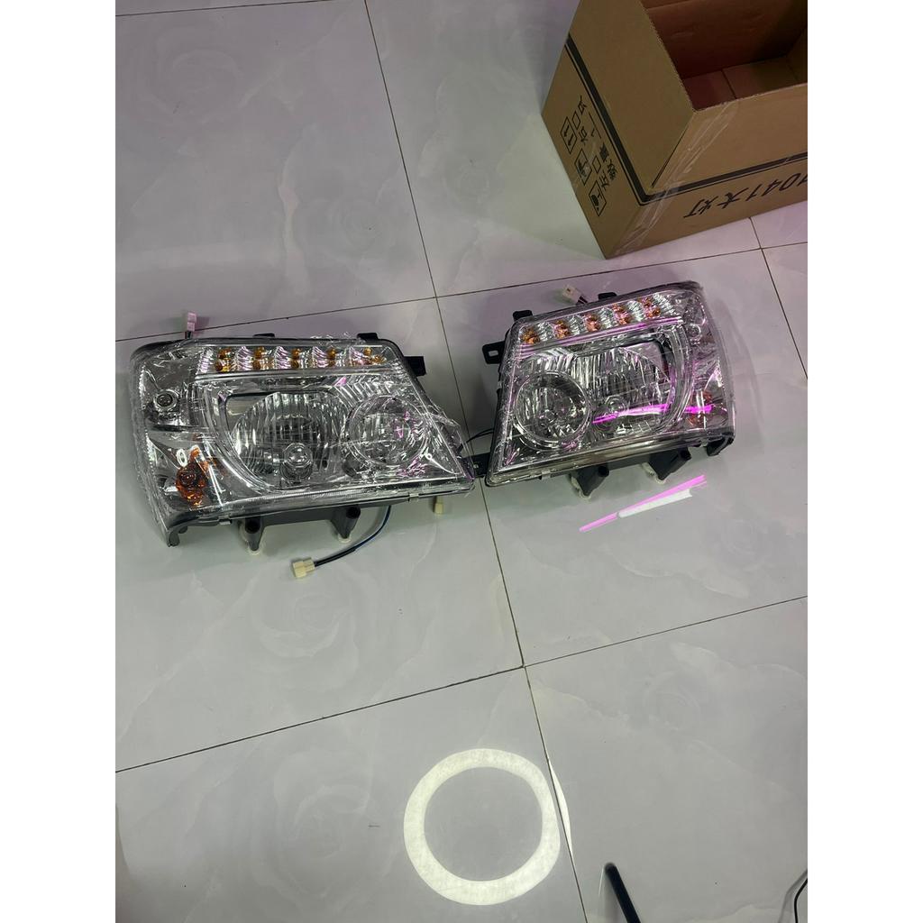 Đèn pha lắp xe cửu long 5 chấm đèn pha xe ô tô ben cửu long