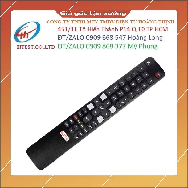 Remote Điều Khiển TV TCL LED, Ti Vi Thông Minh RC802N