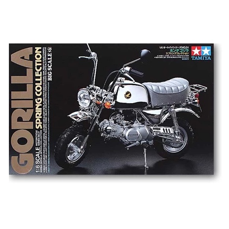 Mô hình lắp ráp xe mô tô 1/6 SCALE HONDA GORILLA SPRING COLLECTION 16031 Tamiya