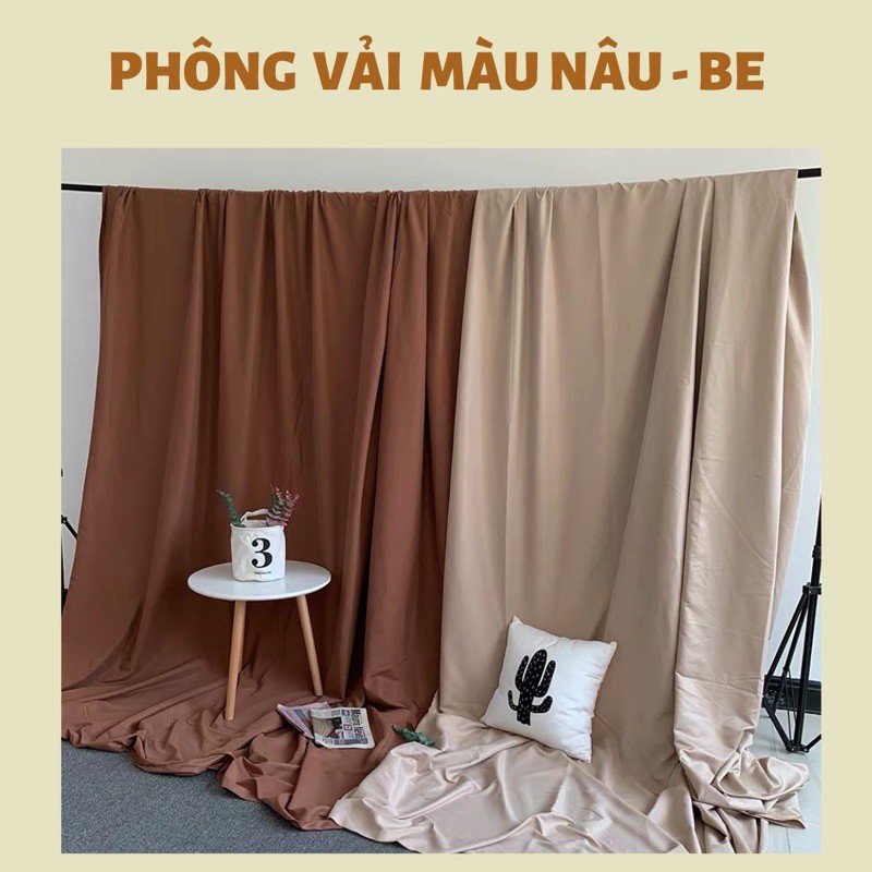 Phông vải màu be sữa để chụp ảnh lookbook, chụp ảnh cưới