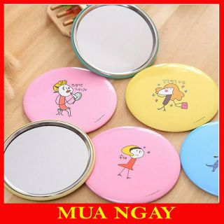 Gương cầm tay mini hàn quốc - kiếng soi nhỏ shop1012