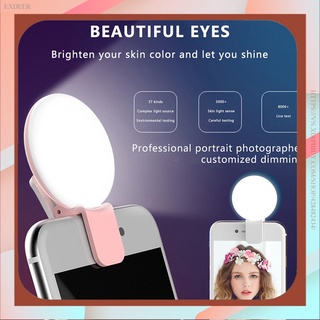 Đèn Led Mini Gắn Điện Thoại Hỗ Trợ Chụp Ảnh Selfie