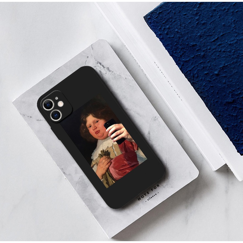 Ốp Điện Thoại Mềm In Hình Ngộ Nghĩnh Cho iphone xr 12 13 mini 11 pro max 6s 7 8 plus x 14 pro xs max