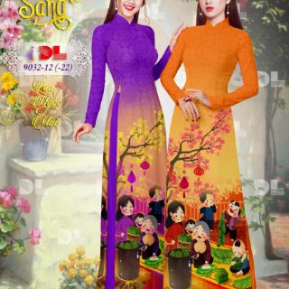 Vải áo dài Tết