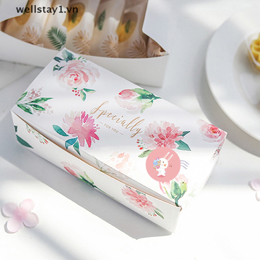 1 Cuộn 500 Nhãn Dán Trang Trí Quà Tặng Hình Thỏ Cảm Ơn Dành Cho Trẻ