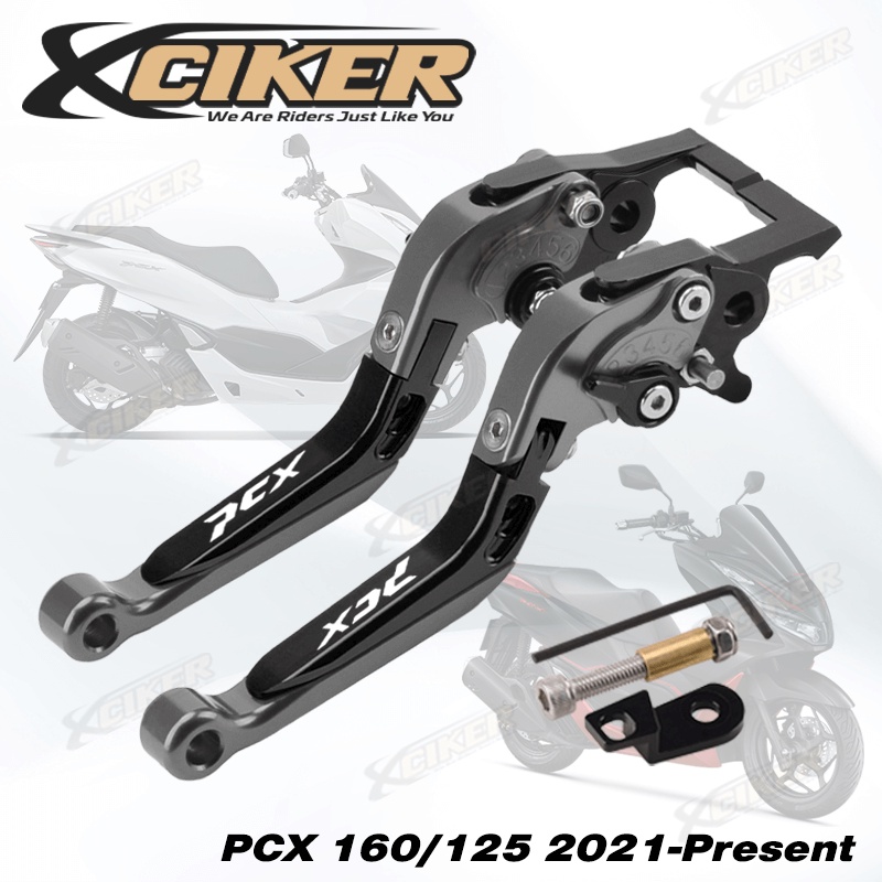 HONDA PCX 160/125 2021-Hiện nay Khóa phanh tay thắng và tay côn 6 số có thể mở rộng xe mô tô tay phanh có thể bẻ gập khóa đậu xe (cần phanh đỗ) PCX ABS CBS