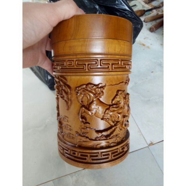 Hộp đựng chè gỗ hàng đẹp TẶNG 1 VÒNG ĐEO TAY