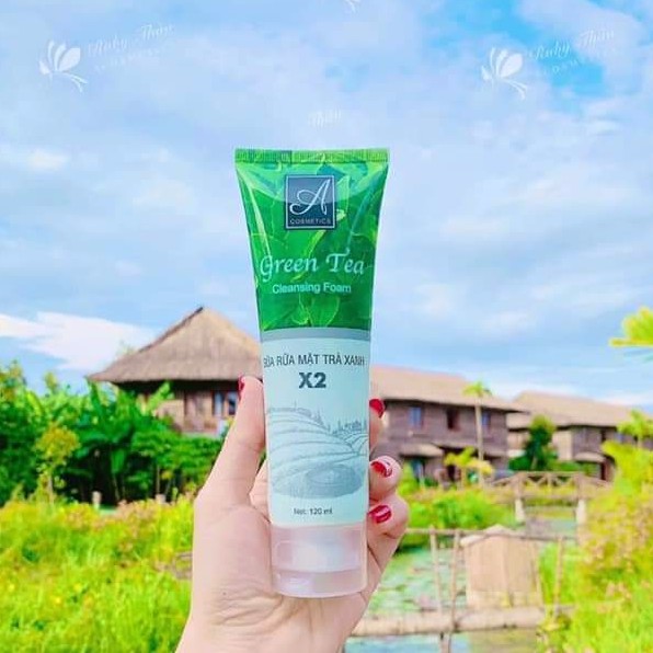 Sữa rửa mặt Trà xanh X2