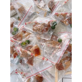 Bánh tráng sate ớt full topping siêu cayyy!!