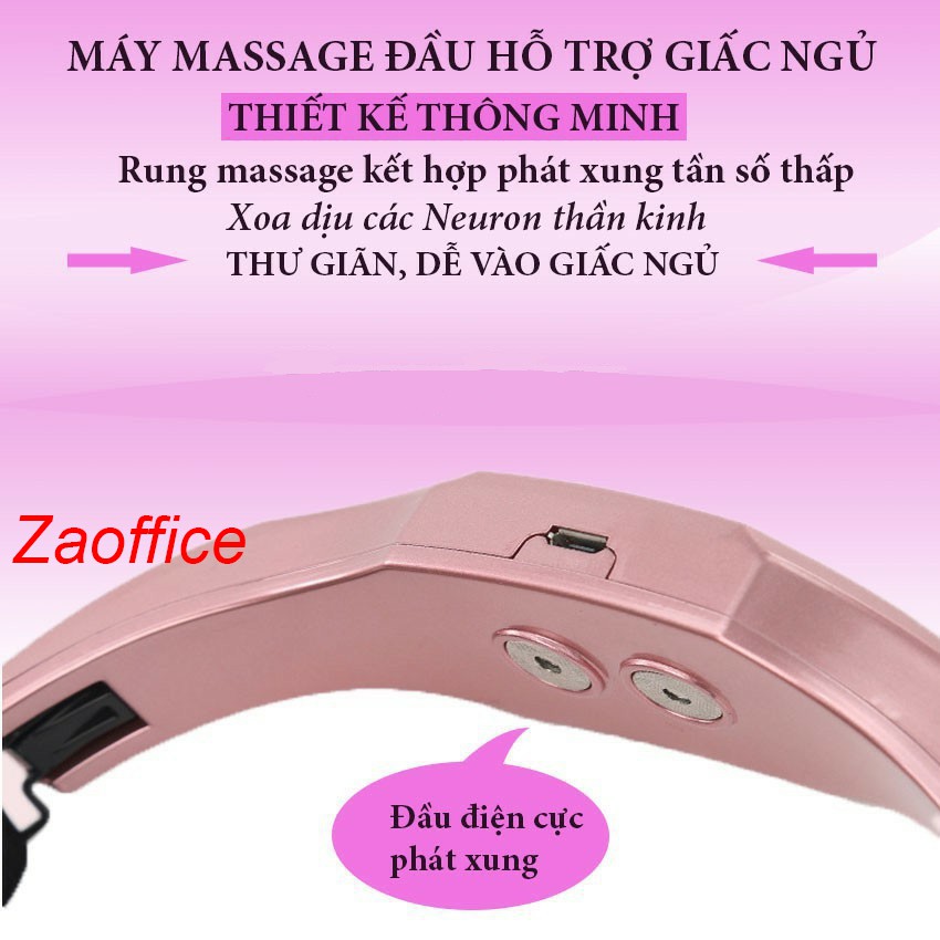 Máy Massage Đầu Thông Minh Hỗ Trợ Giấc Ngủ, Giảm  Đau Đầu, Stress