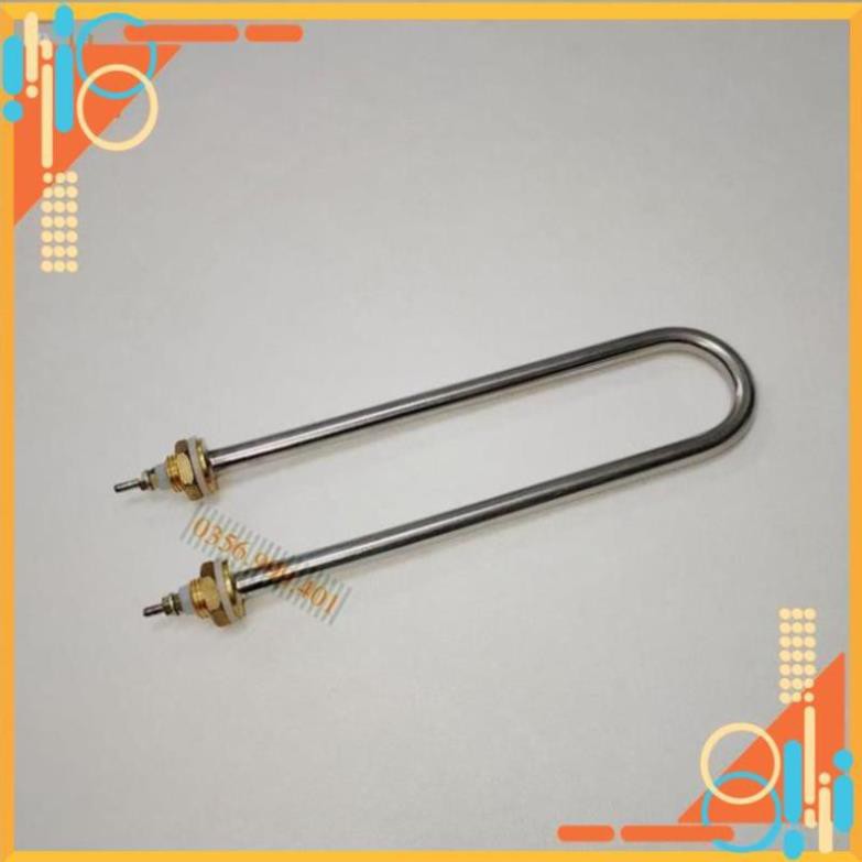 Điện trở đun nước Inox chữ U đơn 4kw 5kw 6kw 7kw chiều dài 65cm AC 220V 380v