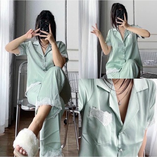 Bộ Lụa Phối Ren Hàng Đẹp