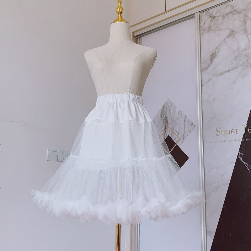 Chân Váy Xòe Phong Cách Lolita Xinh Xắn 50cm