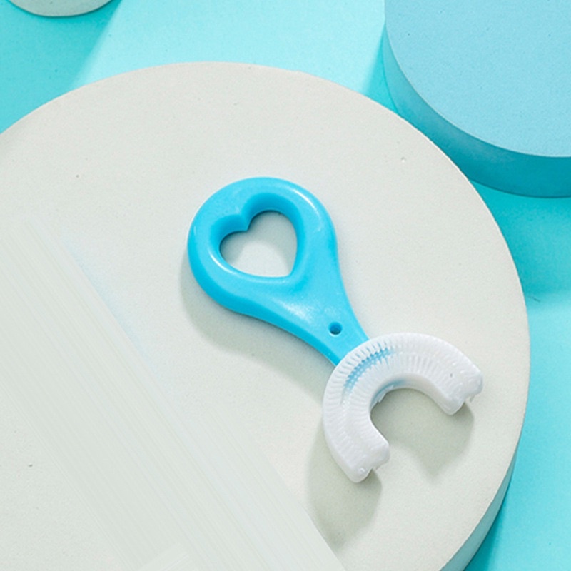 Cốc súc miệng / Bàn chải đánh răng chữ U / Kem đánh răng tạo bọt an toàn cho bé