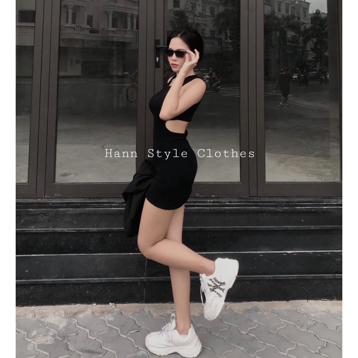 ĐẦM BODY SÁT NÁCH KHOÉT EO MÙA HÈ 2022 ( ảnh thật shop tự chụp)