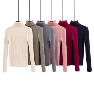 Áo len cao cổ nữ Quảng Châu