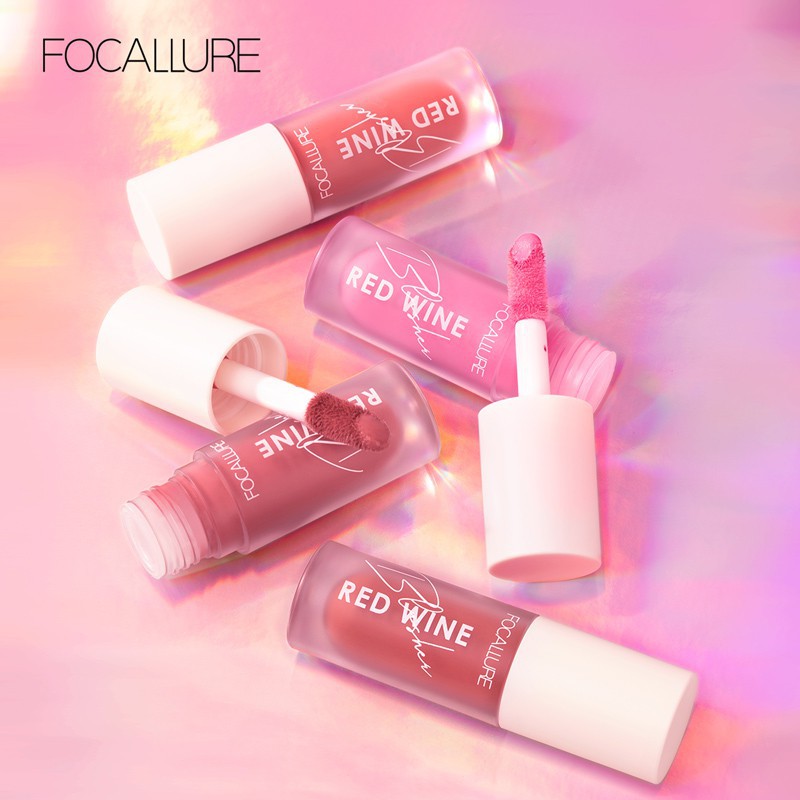 Phấn Má Hồng Dạng Lỏng Màu Đỏ Rượu Tự Nhiên Focallure