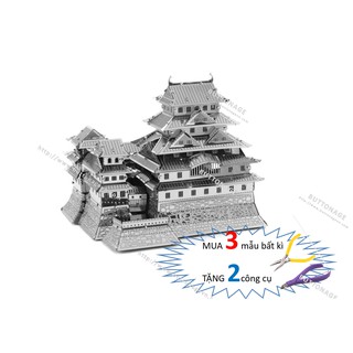 Mô Hình Lắp Ghép kim Loại 3D Thành Himeji - Hạc Trắng