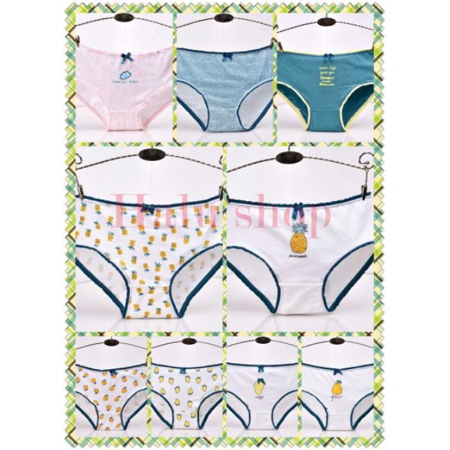 (Sỉ-lẻ có video ảnh thật) Quần lót cotton nữ kiểu dáng đáng yêu kute 17 mẫu hàng Quảng Châu chất lượng cao siêu giảm giá | BigBuy360 - bigbuy360.vn