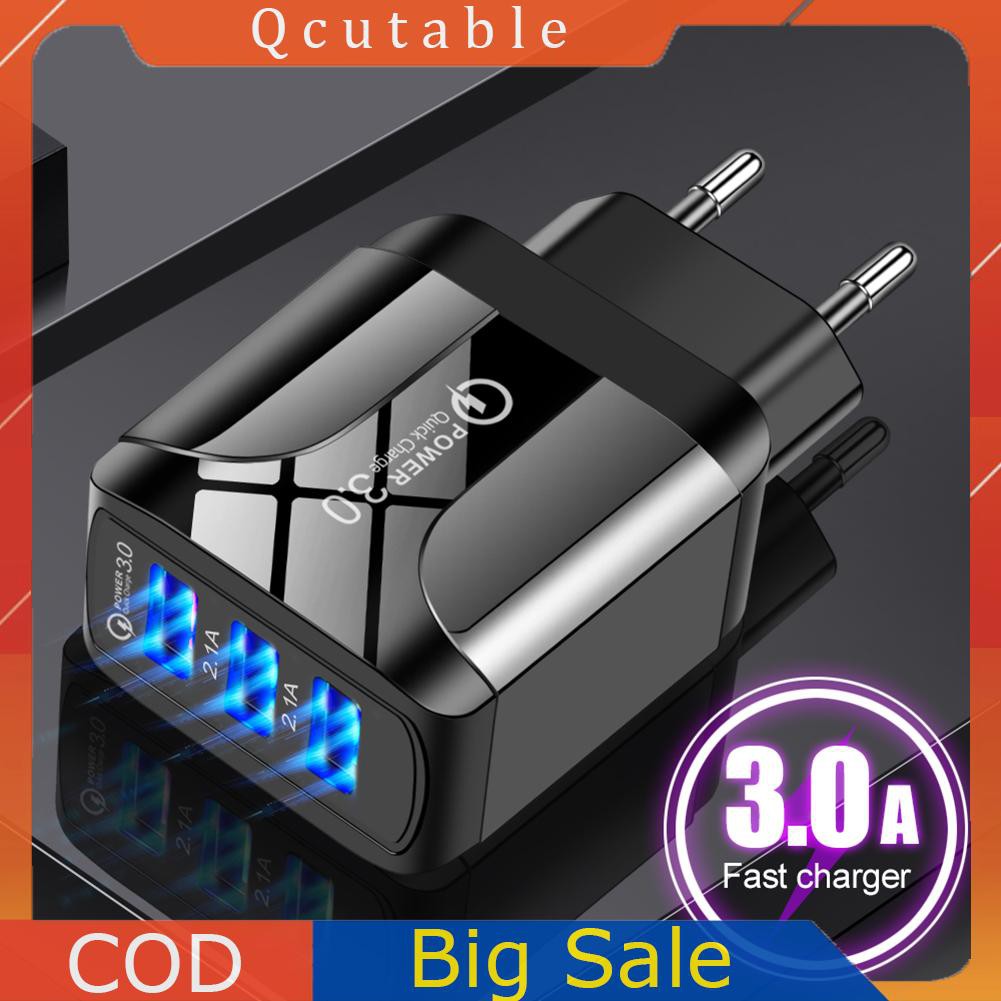 Củ Sạc Nhanh 3 Cổng Usb Tiện Dụng