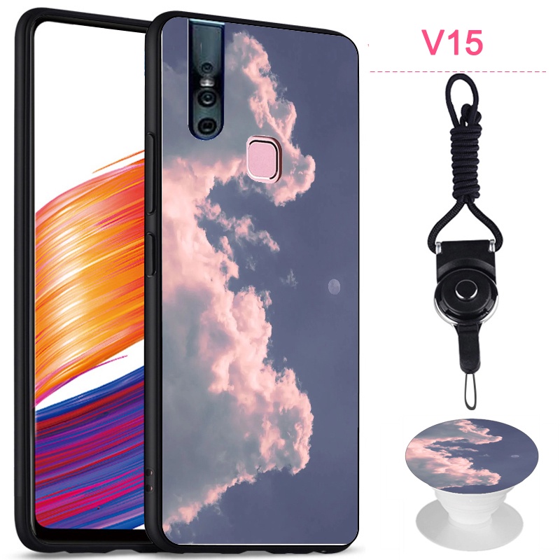 Ốp điện thoại chống sốc có lỗ xỏ dây đeo cho VIVO V15/1819/1831A