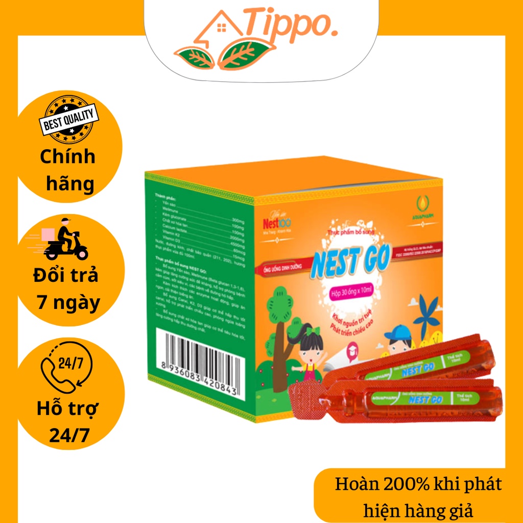 Siro Kích Thích Ăn Ngon Nest Go - Bổ Sung Các Vitamin Thiết Yếu Cho Bé, Kích Hoạt Enzyme Tiêu Hóa Giúp Bé Thèm Ăn