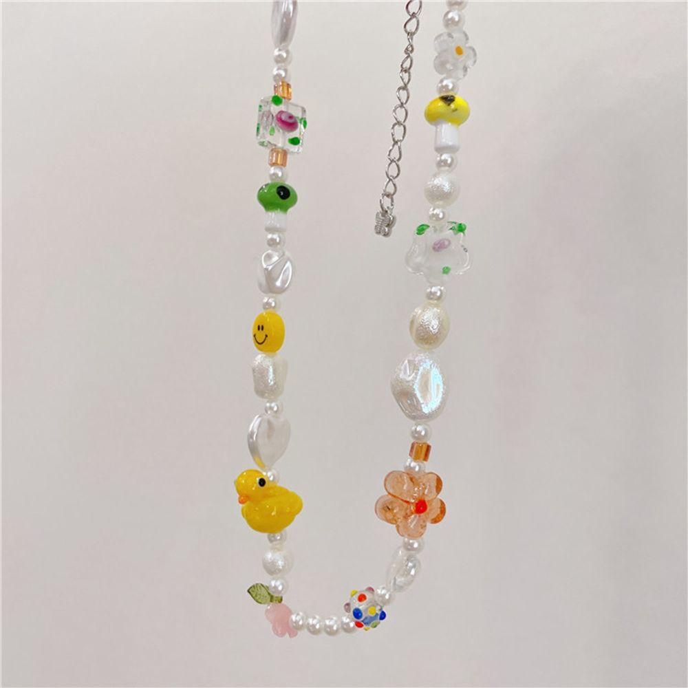CLEOES Vòng cổ Chuỗi Hạt Nhiều Màu Phong Cách Bohemian Đơn Giản Cho Nữ
