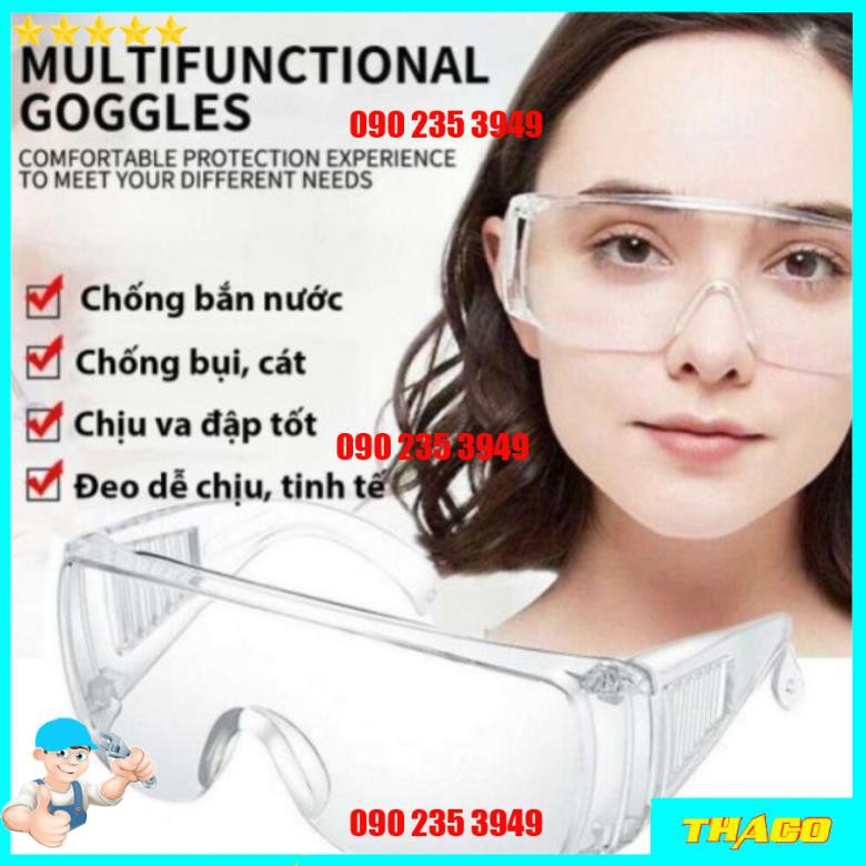 MẮT KÍNH BẢO VỆ MẮT NHẬT BẢN, KÍNH BẢO HỘ PHÒNG CHỐNG TIA UV GIỌT BẮN BỤI SƯƠNG MÙ QE187