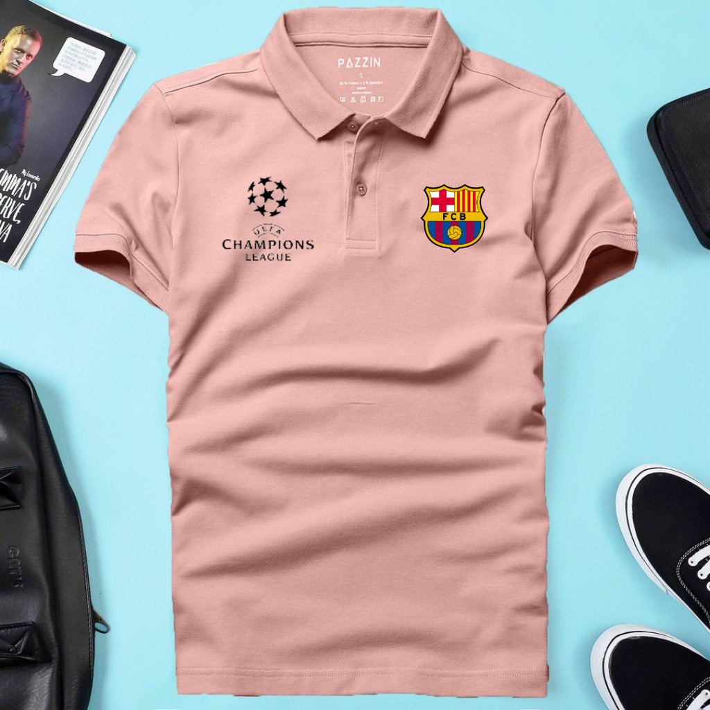 Áo thun áo polo barca áo thun clb đá bóng nam  đẹp  thời trang thể thao thời trang cao cấp  HÀNG LOẠI 1
