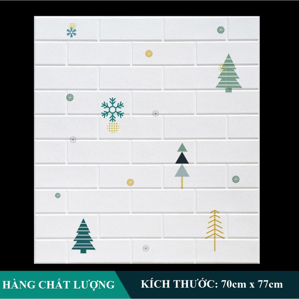 KHO SỈ Xốp Dán Tường Hoạt Hình CÂY THÔNG Miền Nam