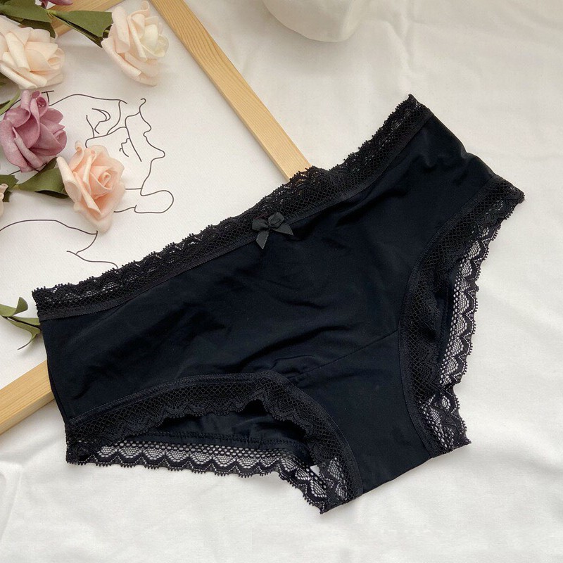 Quần lót ,quần chíp nữ lụa lạnh phối ren sexy, Quần chip nữ kháng khuẩn ( HÀNG CAO CẤP ) | BigBuy360 - bigbuy360.vn