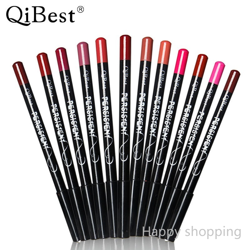 (Hàng Mới Về) Set 12 Chì Kẻ Viền Môi Không Thấm Nước | BigBuy360 - bigbuy360.vn