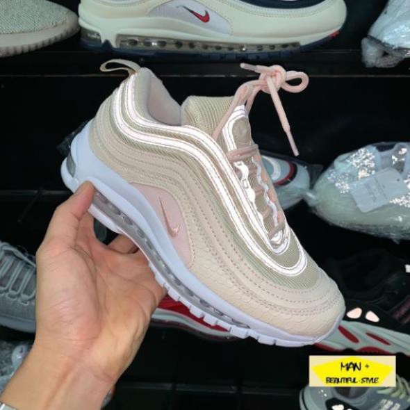 Tết🌺 Sales (FULL BOX) giày sneaker AIR MAX 97 hồng nhạt ✔️ 2020 💎 [ Real ] . * hot ^ .